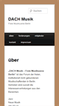 Mobile Screenshot of dach-musik-berlin.de